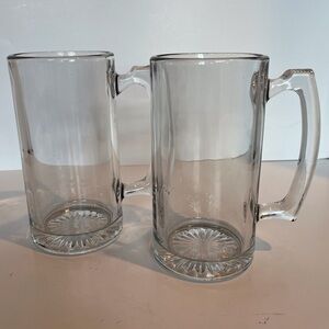 Thick Glass Sports Mugs/ Beer Mugs